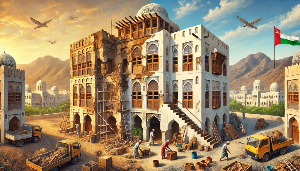 Renovation work in Oman, Breathing New Life into Oman's Old Structures 1 renovation work in Oman blending tradition and modernity